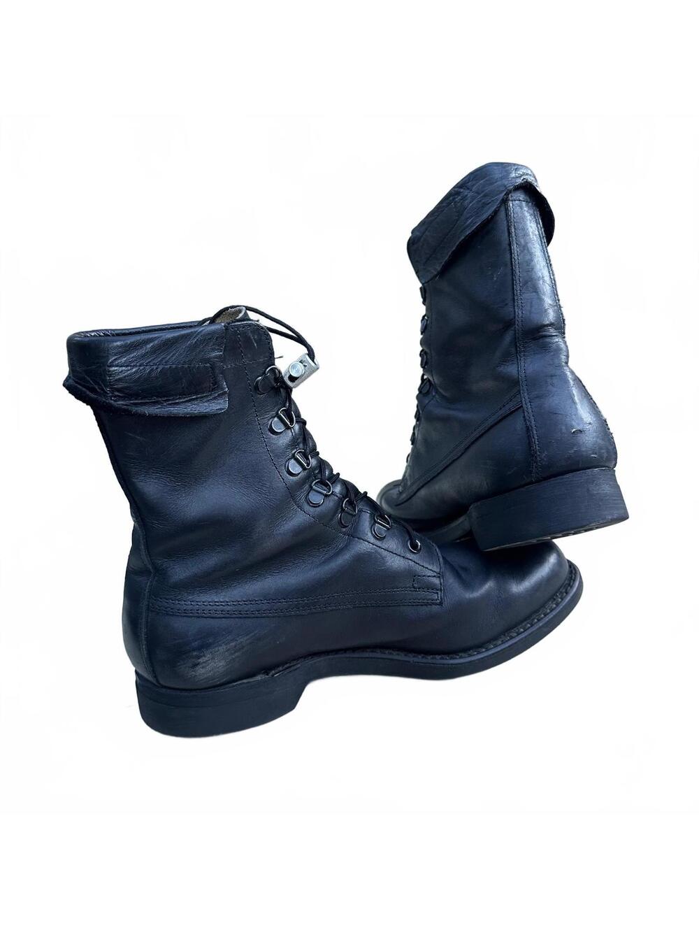 Addison Shoe Co. Steel Toe Men’s Size 9D Military Combat Black Boots USA Made - Picture 11 of 16